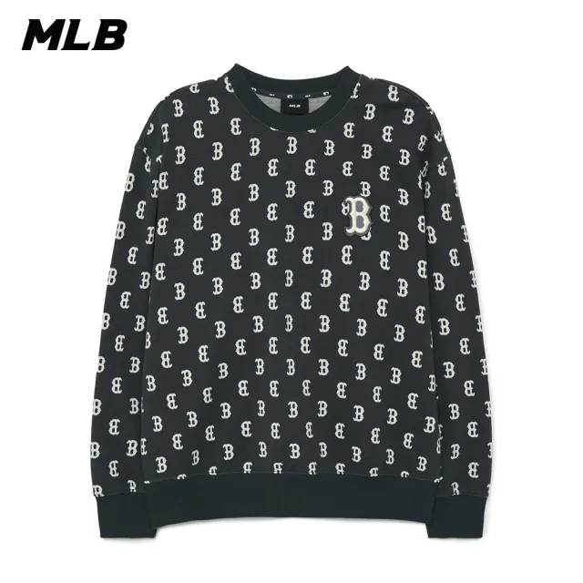 【MLB】長袖大學T MONOGRAM系列 波士頓紅襪隊(3AMTM0334-43CGS)