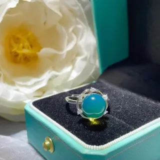 【勝弘珠寶】多明尼加藍珀繁星點點戒指