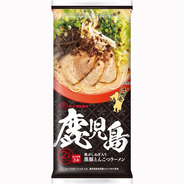 【丸太拉麵】鹿兒島黑豚骨拉麵185g