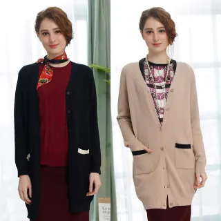 御絹坊蠶絲羊毛長版外套