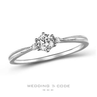 【WEDDING CODE】鉑金 15分鑽戒 3133(天然鑽石 母親節 現貨)