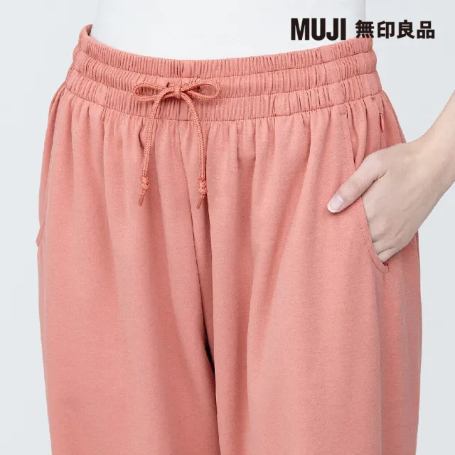 【MUJI 無印良品】女抗UV速乾聚酯纖維裏毛長褲(共4色)