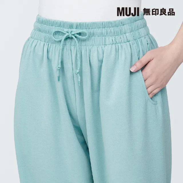 【MUJI 無印良品】女抗UV速乾聚酯纖維裏毛長褲(共4色)