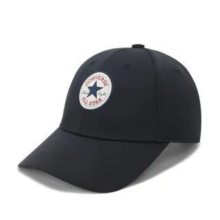 【CONVERSE】帽子 運動帽 棒球帽 遮陽帽 TIPOFF BASEBALL CAP 黑 10022135-A01