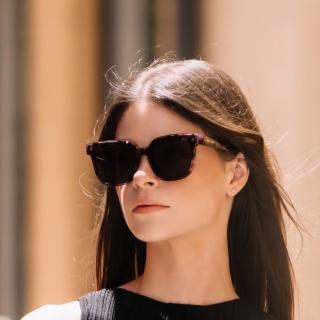 【ROSIE ALLAN】STELLA 手工板材墨鏡 紫琥珀