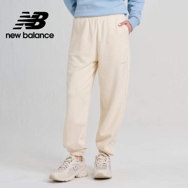 【NEW BALANCE】鬆緊縮口休閒長褲_AWP33552GIE_女性_奶白色