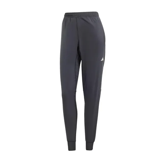【adidas 愛迪達】OTR B Pant 女 長褲 中腰 運動 慢跑 訓練 吸濕排汗 反光 拉鍊口袋 黑(IK7444)