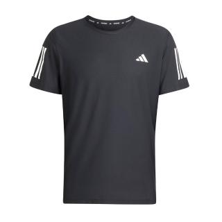 【adidas 愛迪達】OWN The Run 男 短袖 上衣 運動 訓練 健身 慢跑 吸濕排汗 反光 黑白(IN1500)