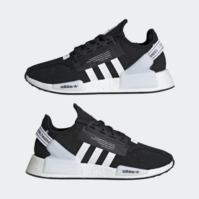 【adidas 愛迪達】NMD_R1 V2 運動休閒鞋(GX6367 男女鞋 運動鞋 NMD休閒鞋 黑)