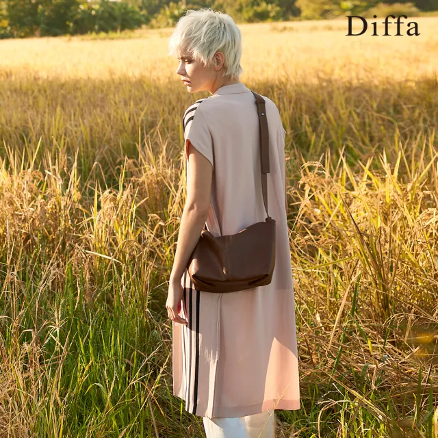 【Diffa】漸變條紋針織連身洋裝-女