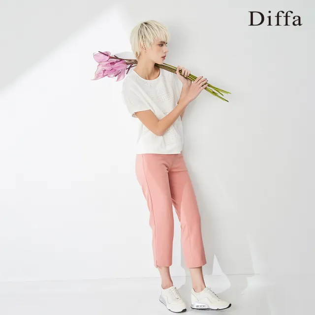 【Diffa】質感美型修身長褲-女