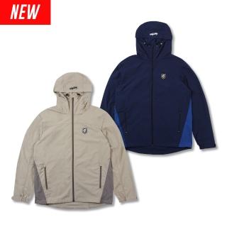 【富邦悍將】拼接機能風衣夾克(深藍 S-3XL)