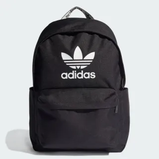 【adidas 愛迪達】ADICOLOR 後背包(H35596 運動背包 ORIGINALS後背包 黑)