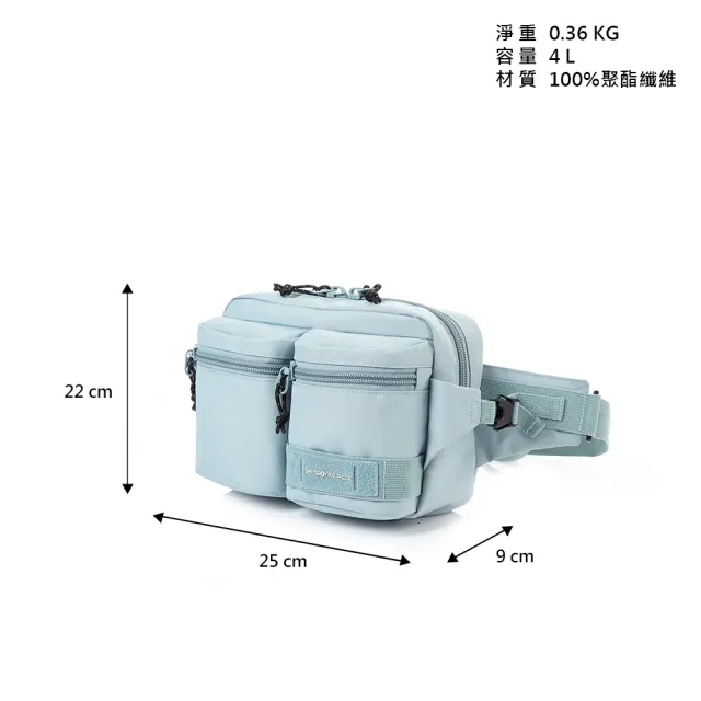 Samsonite RED】VICKSON 日常休閒多功能肩背包/胸包/腰包(多色可選