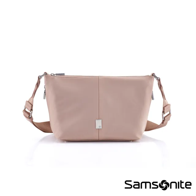 【Samsonite 新秀麗】UP-LINE 時尚優雅輕量尼龍女性斜肩包/斜背包(多色可選)