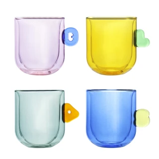 【GOODGLAS】Candy Mug拼接雙層玻璃杯300ml