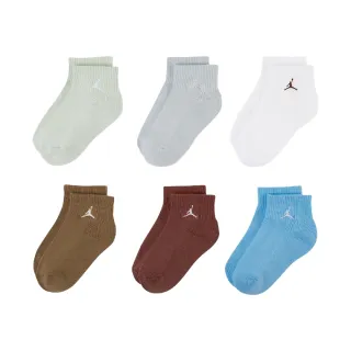 【NIKE 耐吉】短襪 Jordan Everyday Essentials 兒童款 多色 厚底 毛巾布 休閒襪 襪子(JD2413034GS-001)