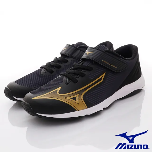 MIZUNO 美津濃】Speed Studs Belt 4大童慢跑鞋(K1GC242302黑金-18-24.5 