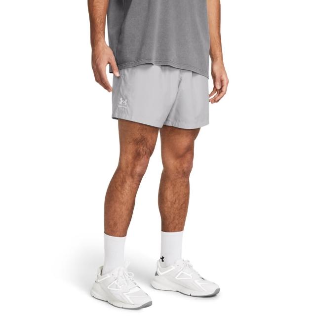 【UNDER ARMOUR】UA官方直營 男 Woven Volley 運動短褲_1377191-011(灰色)