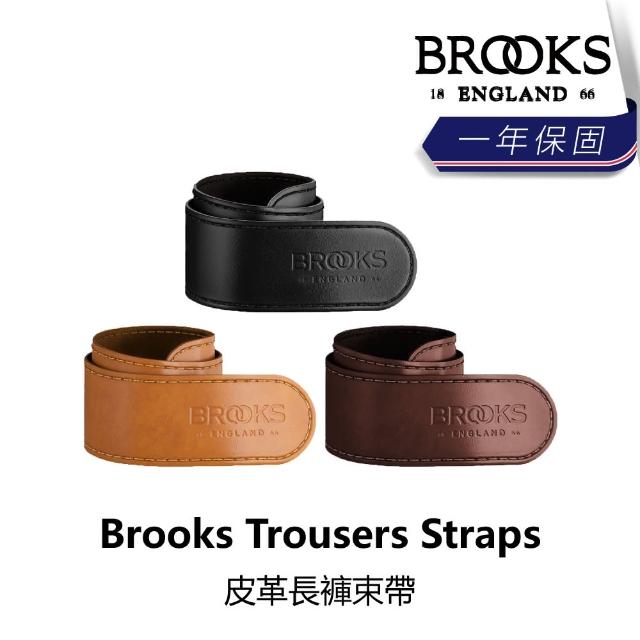 【BROOKS】Trousers Straps 皮革長褲束帶 黑色/蜂蜜色/褐色(B1BK-34X-XXTSSN)