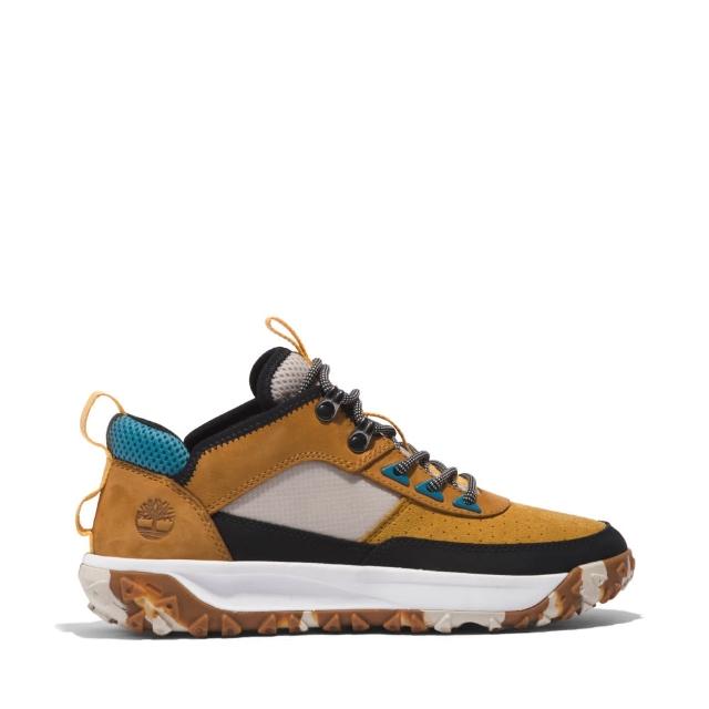 【Timberland 官方旗艦】女款小麥色GreenStride™ Motion 6磨砂革低筒健行鞋(A2MQC231)