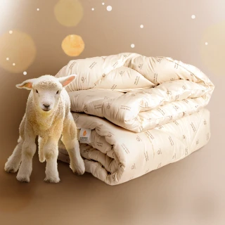 【Embrace 英柏絲】單人4.5X6.5尺 100%紐西蘭純新小羊毛被 國際羊毛局認證 純羊毛被 台灣製(單人羊毛被)