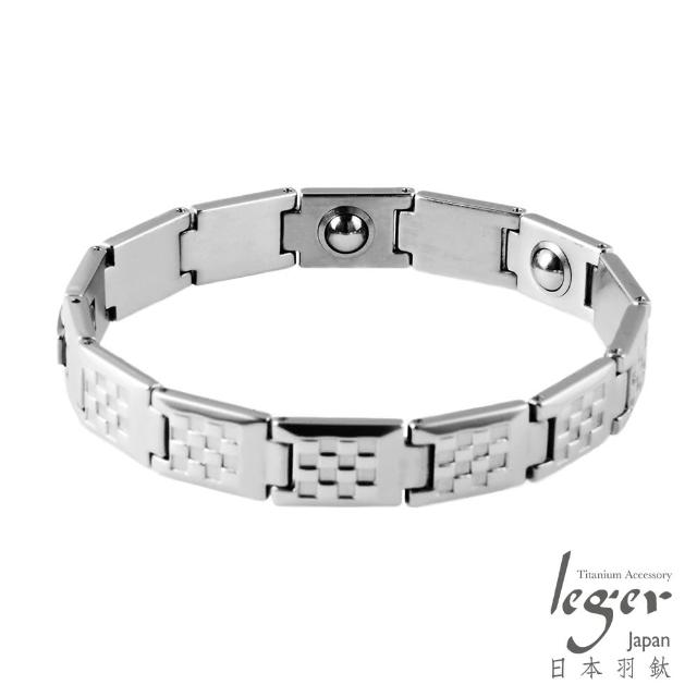 【leger日本羽鈦】格美臻品 純鈦鍺手鍊(19公分)