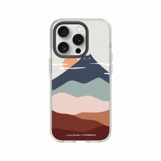 【RHINOSHIELD 犀牛盾】iPhone 15/Plus/15 Pro/Max Clear透明防摔手機殼/貓咪山(I Love Doodle)
