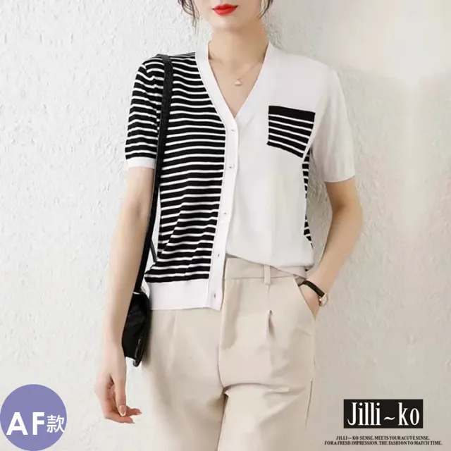 【JILLI-KO】針織衫系列-T恤上衣 背心-F(多款任選)
