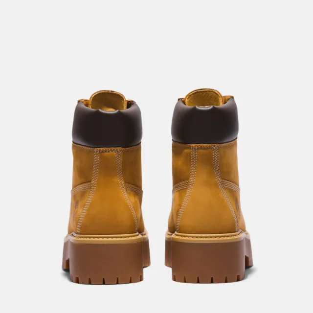 【Timberland】女款小麥色 Stone Street 6吋厚底防水靴(A5RJD231)