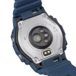 【CASIO 卡西歐】G-SQUAD系列追蹤睡眠 血氧儀 支援呼吸訓練運動方形潮流腕錶 深海藍 44.5mm(DW-H5600MB-2)