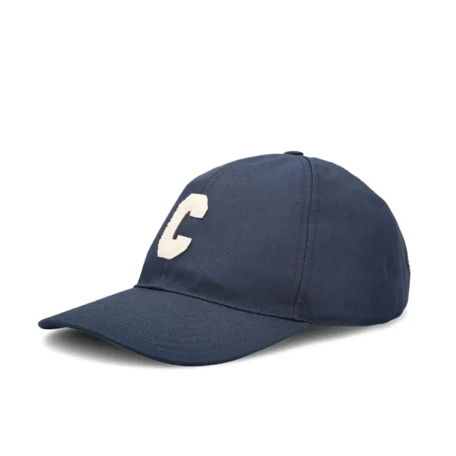 【CELINE】Initial Cap 棉質 C字母 帽子 棒球帽 老帽 深藍色
