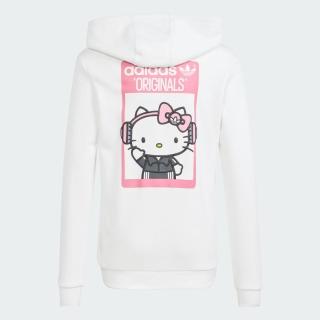 【adidas 愛迪達】ADIDAS X HELLO KITTY 連帽上衣 童裝 - Originals IU3044