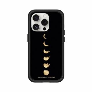 【RHINOSHIELD 犀牛盾】iPhone 12 mini/Pro/Max Mod NX MagSafe相容 手機殼/貓咪月象-黑(I Love Doodle)