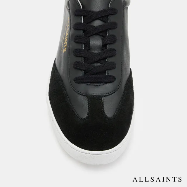 【ALLSAINTS】THELMA 牛皮厚底LOGO休閒鞋-黑 WF715Z