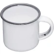 【KitchenCraft】復古琺瑯濃縮咖啡杯 90ml(琺瑯杯 露營杯 義式咖啡杯 午茶杯)