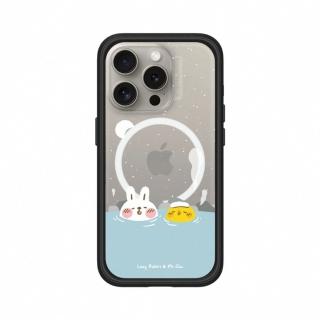 【RHINOSHIELD 犀牛盾】iPhone 15/Plus/Pro/Max Mod NX MagSafe相容 手機殼/泡溫泉(懶散兔與啾先生)