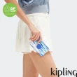 【KIPLING官方旗艦館】藍粉海洋波紋印花拉鍊零錢包-CAMILO