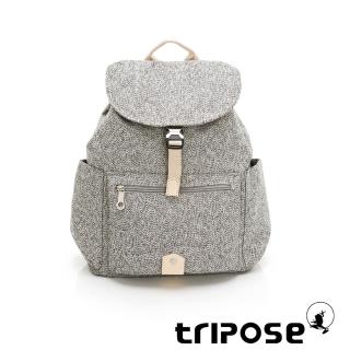 【tripose】MEMENTO巖紋帆布輕量後背包-大(灰)