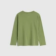 【GAP】男幼童裝 純棉3D立體長袖T恤-綠色(793889)
