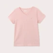 【Hang Ten】女裝-REGULAR FIT BCI純棉經典腳丫短袖素面T恤(10色選)