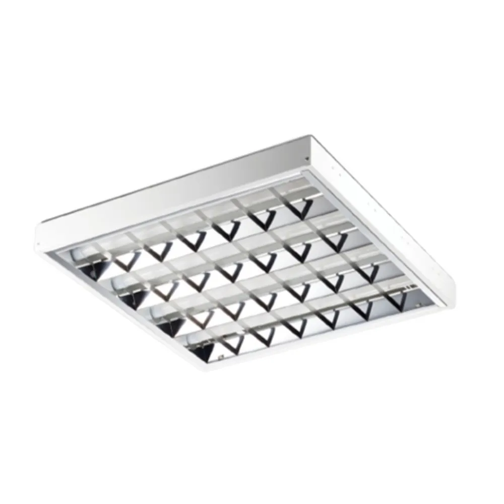 【旭光】LED T8 專用燈具 2呎4燈 T-BAR型輕鋼架 10446(1組2入 附白光LED燈管)