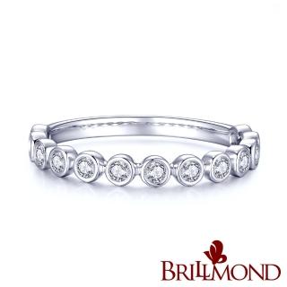 【BRILLMOND JEWELRY】30分 天然鑽石 18K金 歐式鑽戒(天然鑽石總重30分 18K白金台)