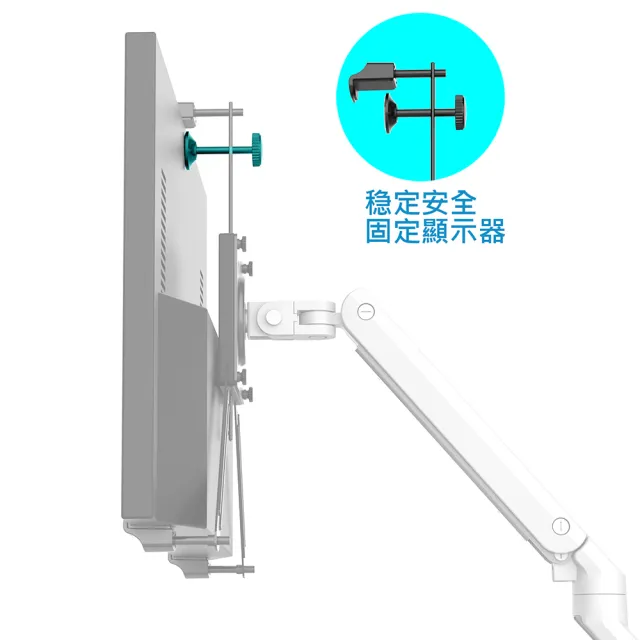 【Ermutek】加強版通用VESA無孔營幕支架套件(A1)