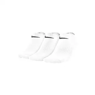 【NIKE 耐吉】襪子 Performance 男女款 白 踝襪 船型襪 三雙入 薄款(SX4705-101)