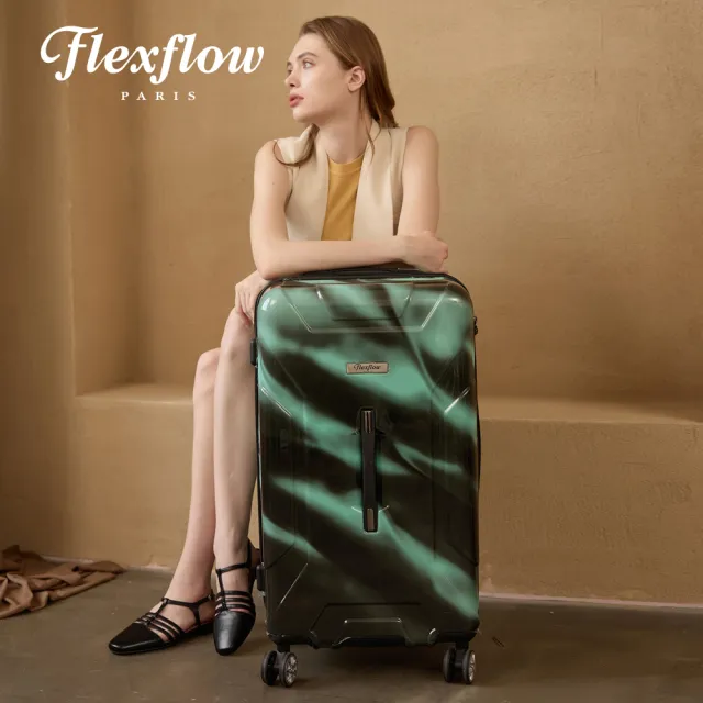【Flexflow】浮華極光 29吋 特務箱 智能測重 防爆拉鍊旅行箱(南特系列)