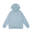 【Dickies】女款淺灰藍純棉經典三色Logo連帽大學T｜DK011035C99