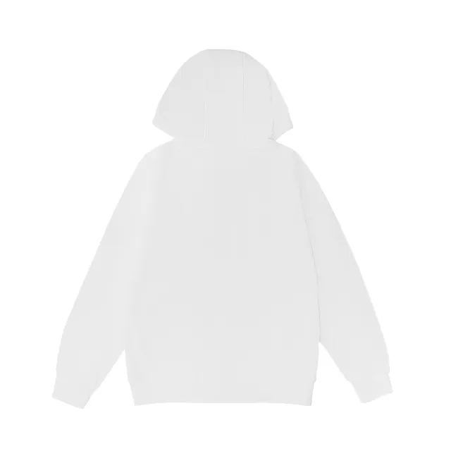 【Dickies】女款白色純棉經典三色Logo連帽大學T｜DK011035C4D