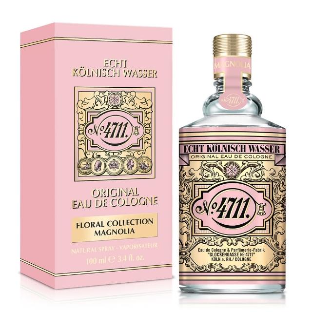 【4711】Floral Cologne Magnolia 沐蘭花古龍水100ml(專櫃公司貨)