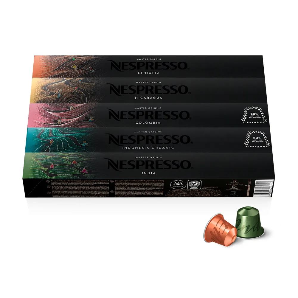 【Nespresso】Original單一產區咖啡膠囊_任選1條裝(10顆/條;僅適用於Nespresso Original系列膠囊咖啡機)